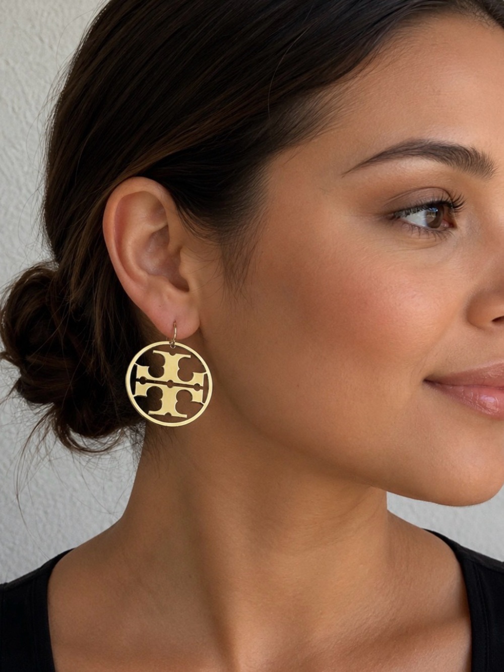 Goldfilled Circular Drop Earrings - Women's Fashion Jewelry